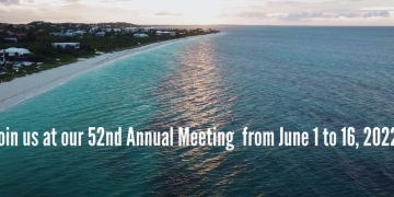 aerial shot of Turks and Caicos islands beach