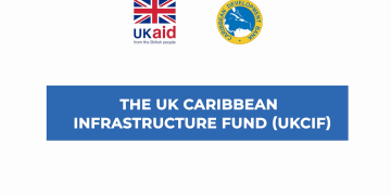 two funding partners logo located top and centre against white background with name of project in white against a blue background