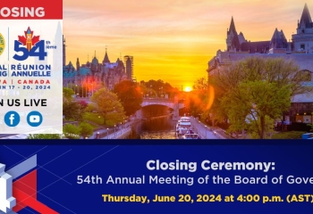 54th Annual Meeting Closing Ceremony