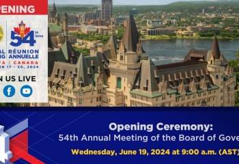54th Annual Meeting Opening Ceremony 