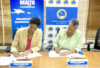 CDB and PAHO sign agreement to support mental health in aftermath of natural disasters